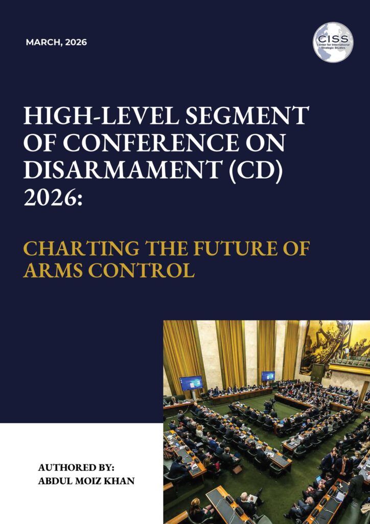 CISS Strat View | High-Level Segment of Conference on Disarmament (CD) 2026: Charting the Future of Arms Control