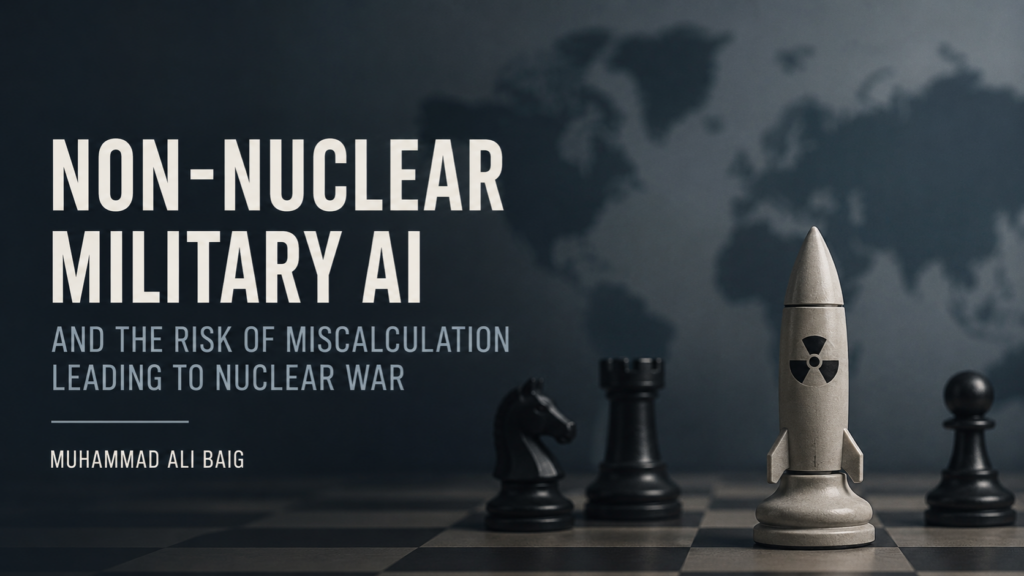 Non-Nuclear Military AI and the Risk of Misperception for a Nuclear War